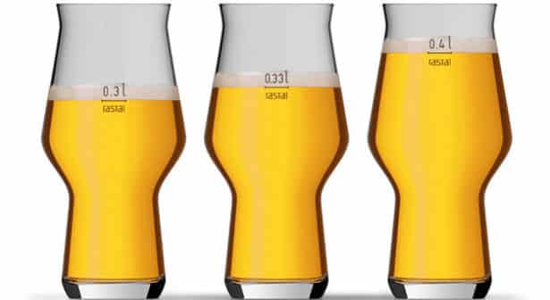 Bekijk de verschillende inhoud in de Craft beer glazen van Beers & Brands